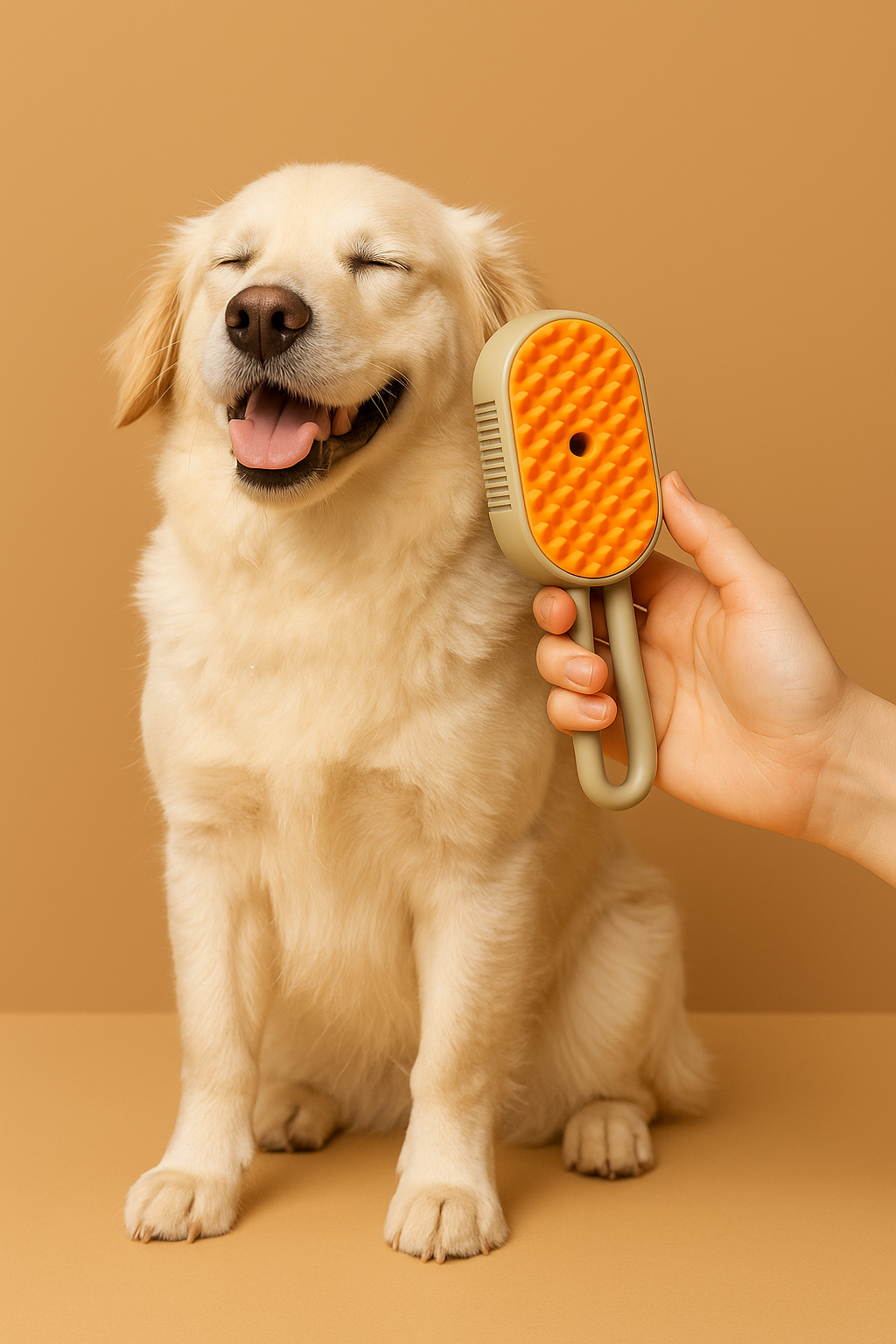 Huisdierverzorgingsborstel met Waterreservoir