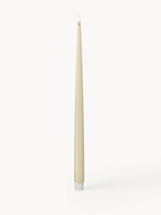 LED-kaarsen stof Nagel, 2 stuks